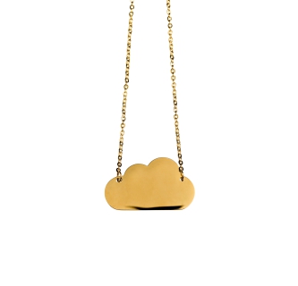 Gold Cloud Necklace 